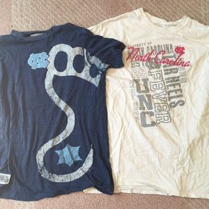 UNC Shirt Tar Heels Lot of 2